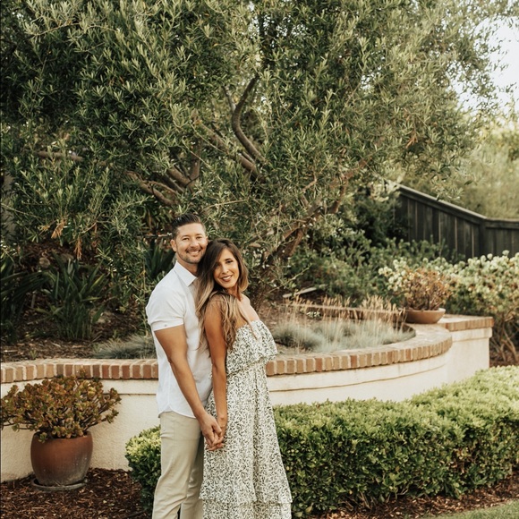 Vici Green and White Floral Maxi Dress - Picture 6 of 6